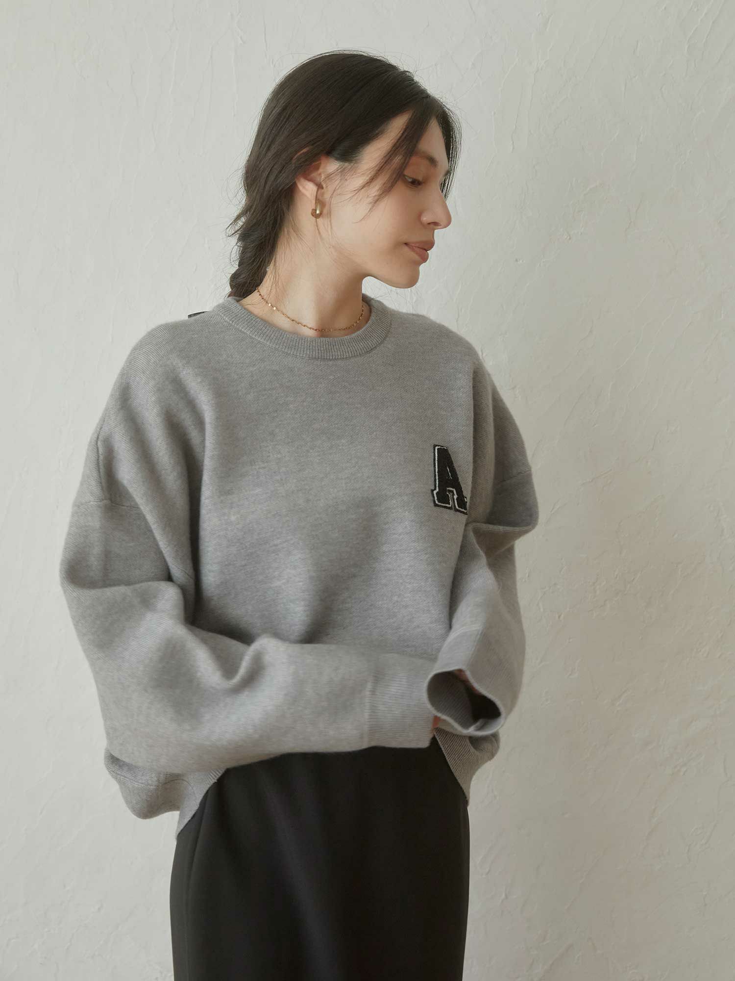 A logo sweat ニット | ACYM ONLINE SHOP