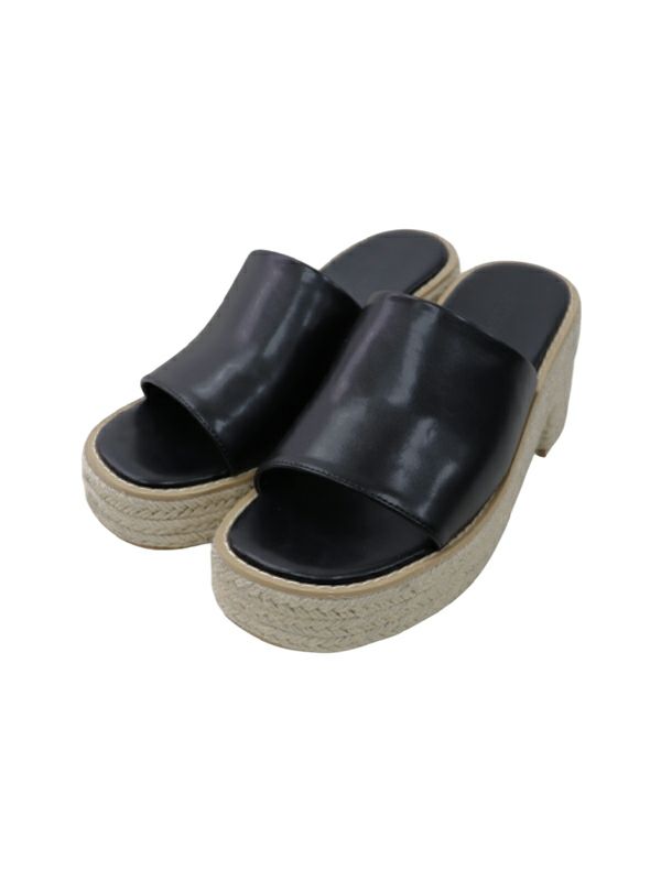 acym Volume heel jute サンダル Volume heel jute サンダル | ACYM ONLINE SHOP
