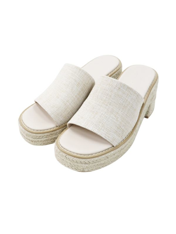 acym Volume heel jute サンダル ACYM サンダル Volume heel jute レディース : ZOZOTOWN Yahoo