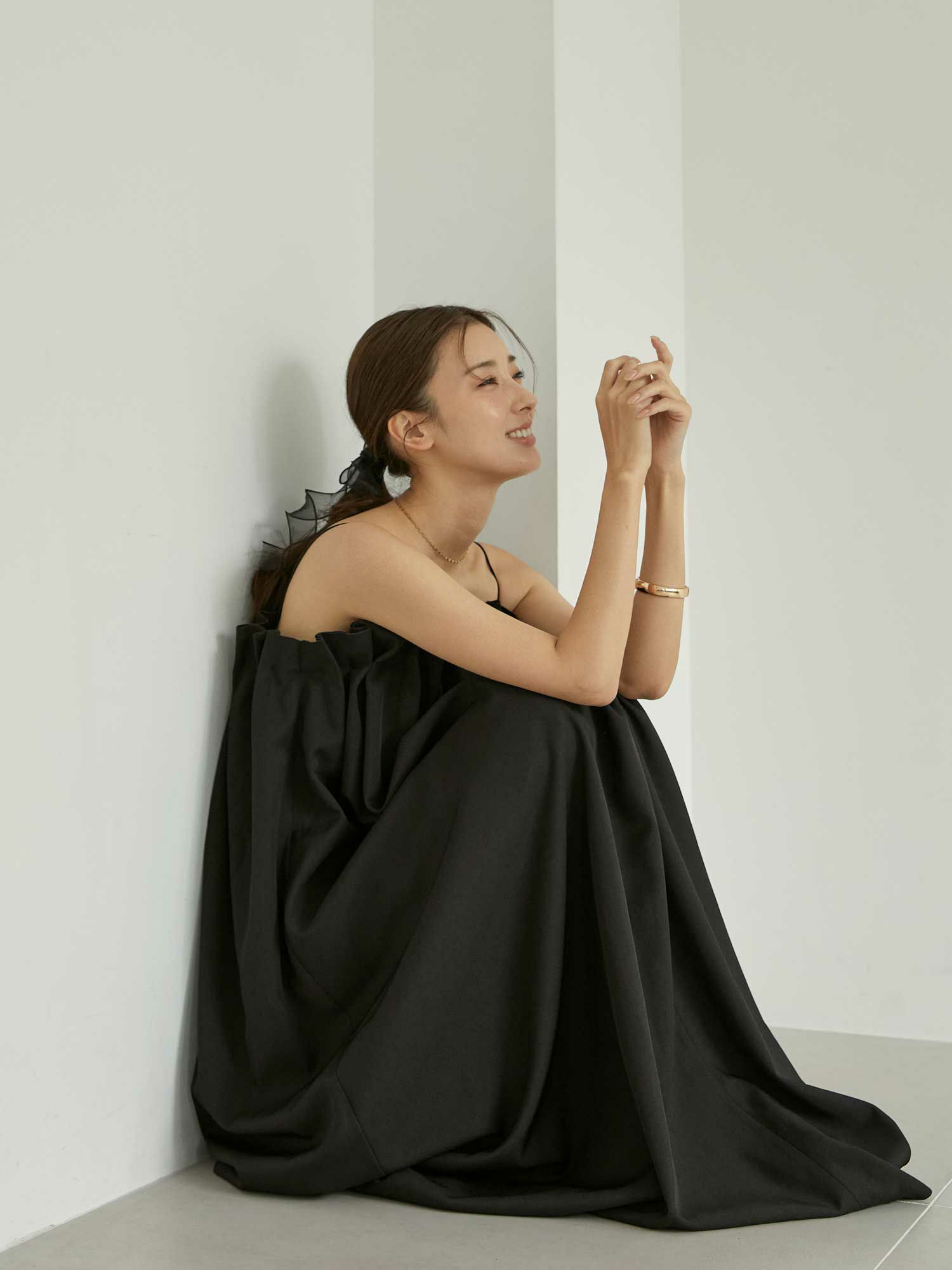 ACYM デコルテギャザーキャミワンピース ACYM ワンピース デコルテギャザーキャミワンピース : ZOZOTOWN