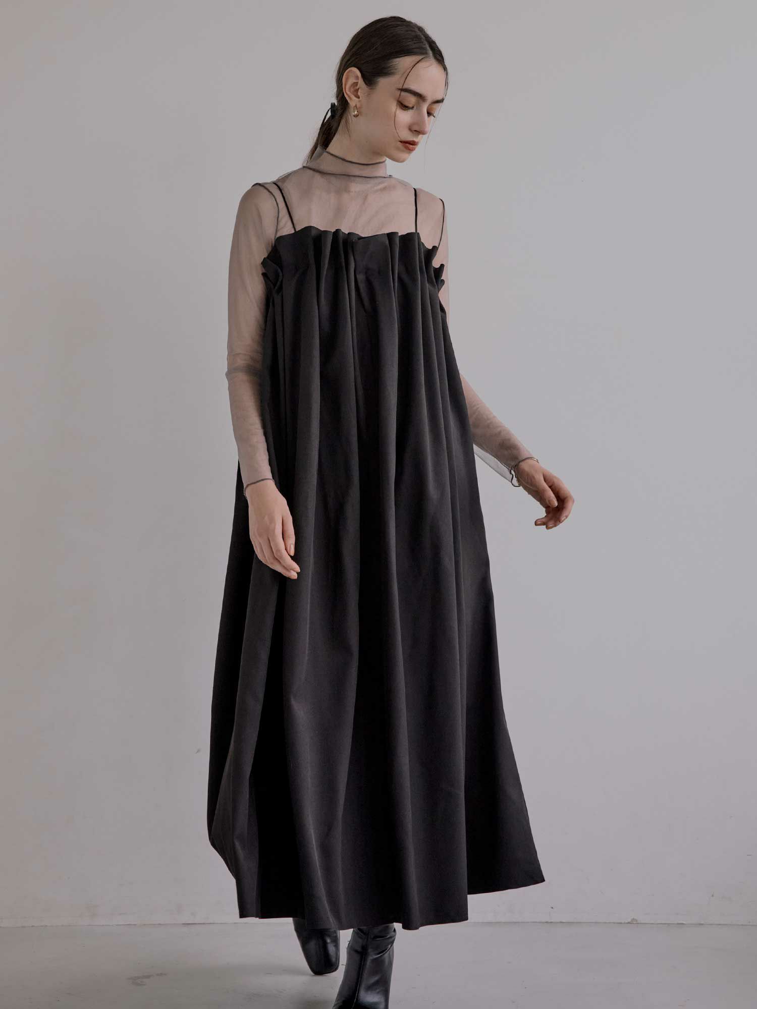 デコルテギャザーキャミワンピース | ACYM ONLINE SHOP