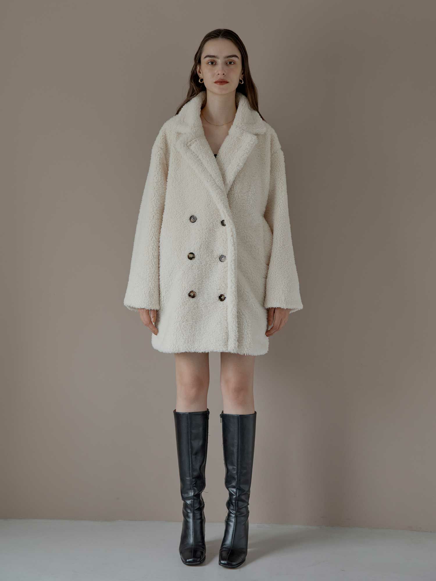 PRE ORDER】Teddy boa coat | ACYM ONLINE SHOP