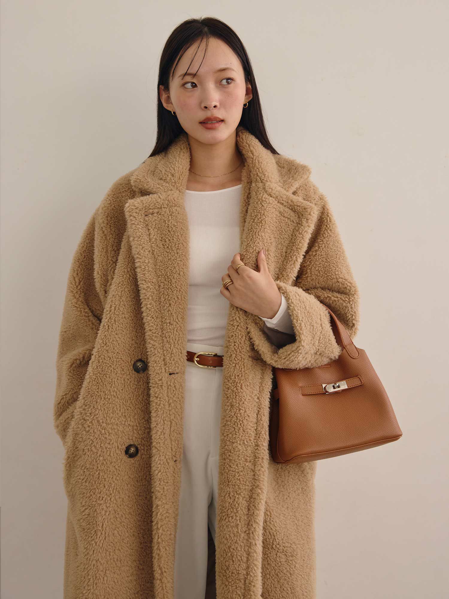 テディボアロングコート | ACYM ONLINE SHOP