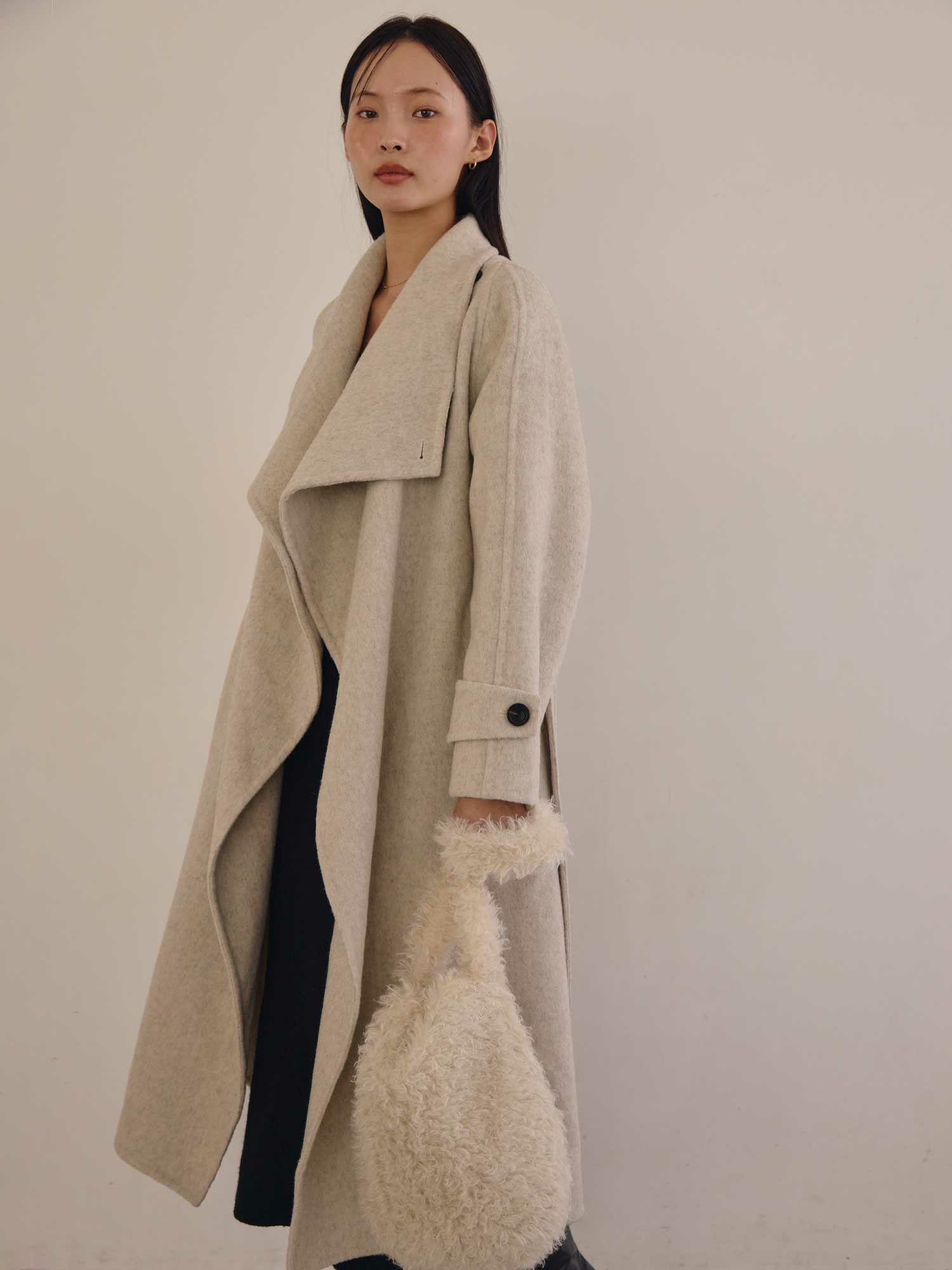 スタンドカラーウールコート | ACYM ONLINE SHOP