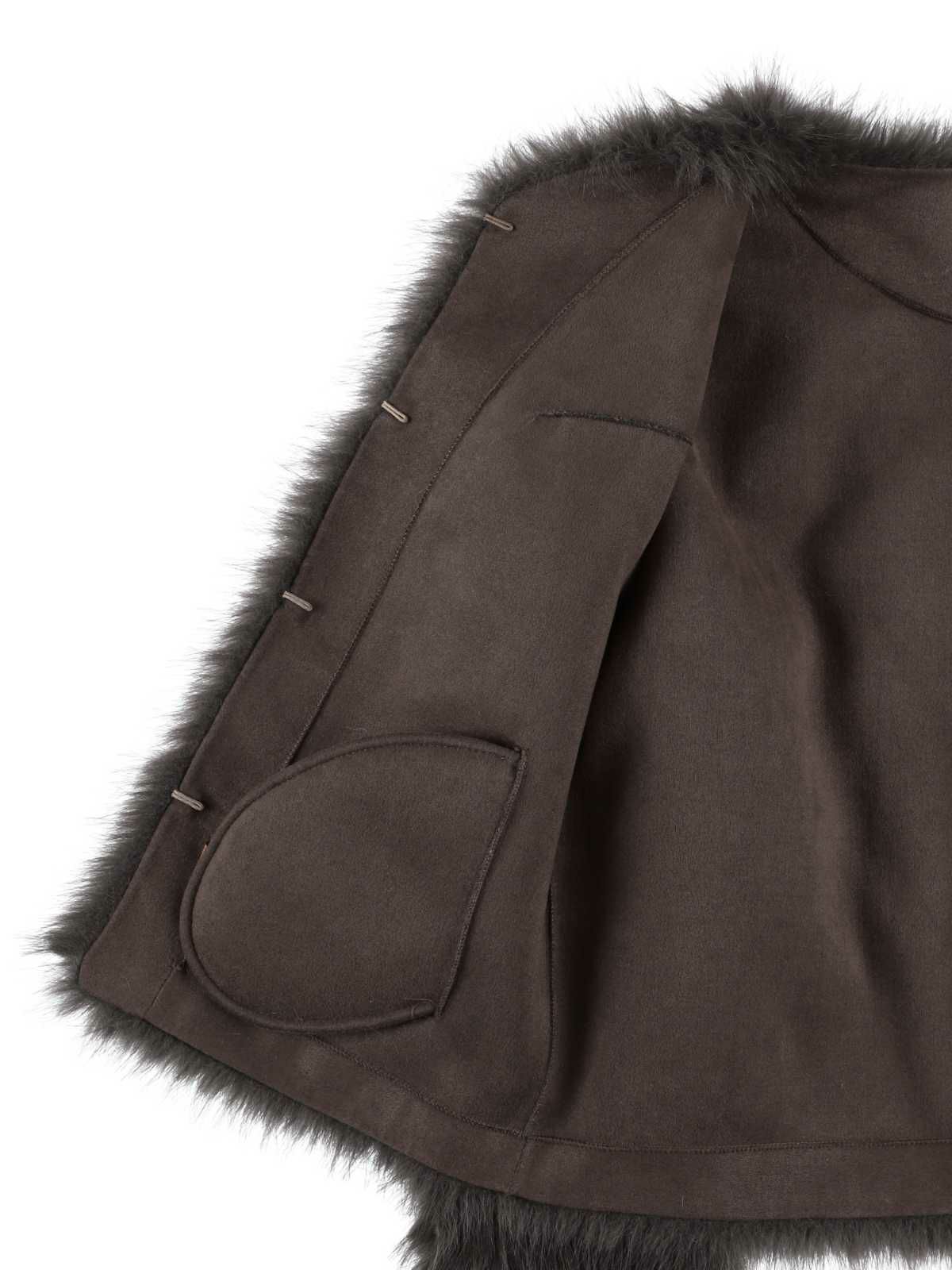 ノーカラーボリュームファージャケット | ACYM ONLINE SHOP