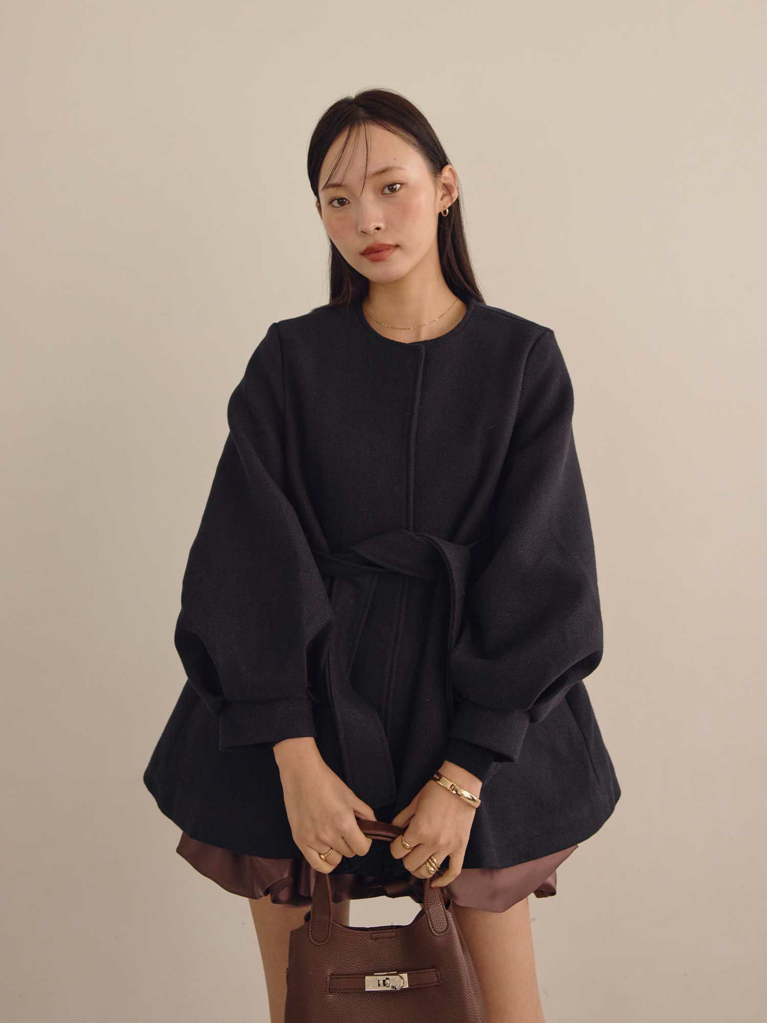 ACYM | バルーンスリーブフレアコート - Buyee, an Online Proxy