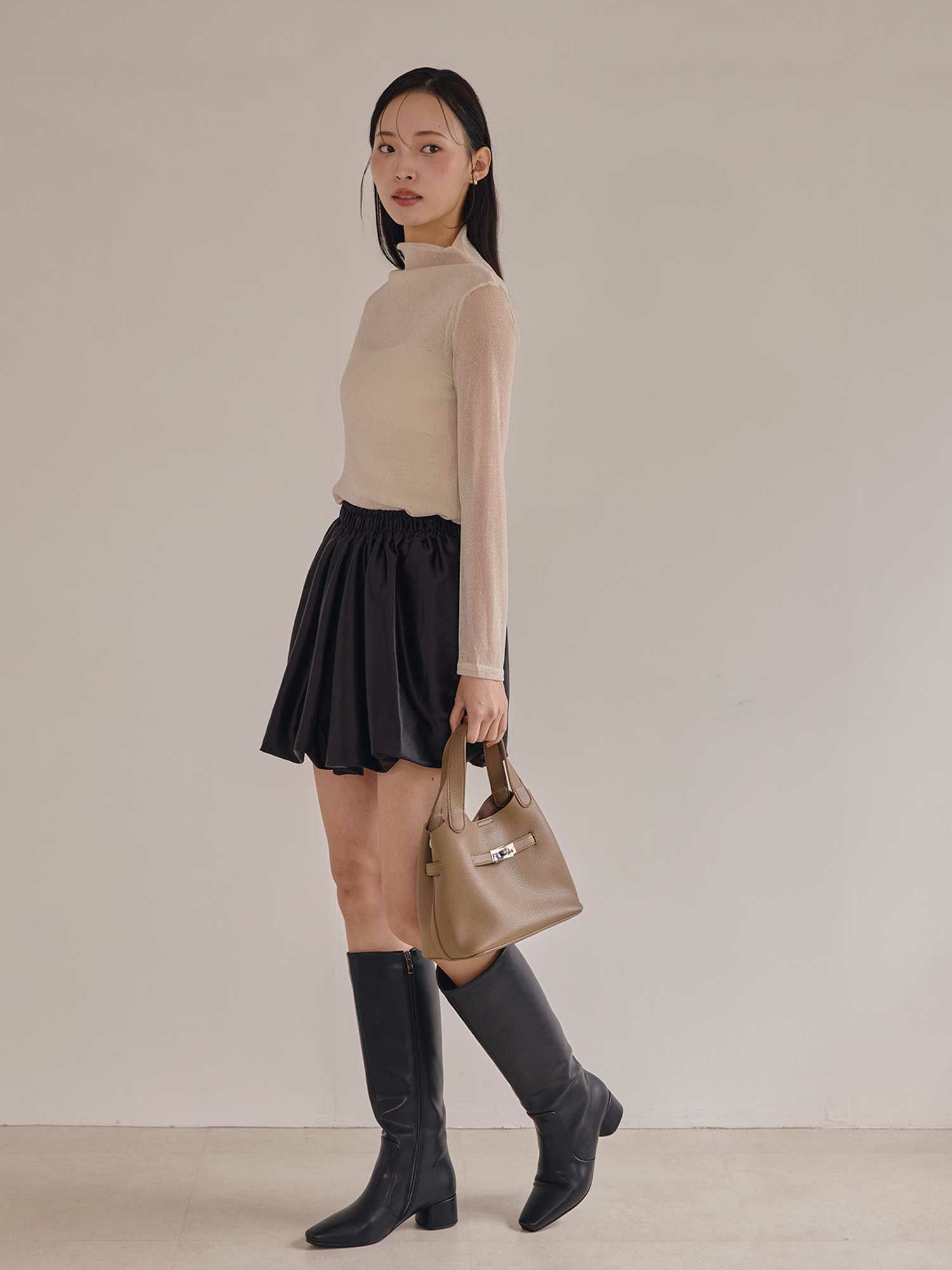 ベティローヒールロングブーツ | ACYM ONLINE SHOP